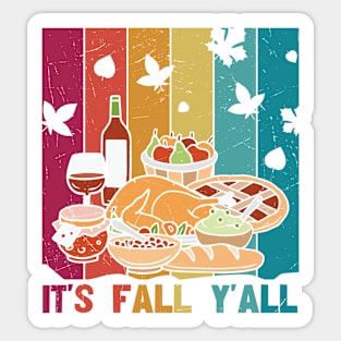 It's Fall Y'all Sticker